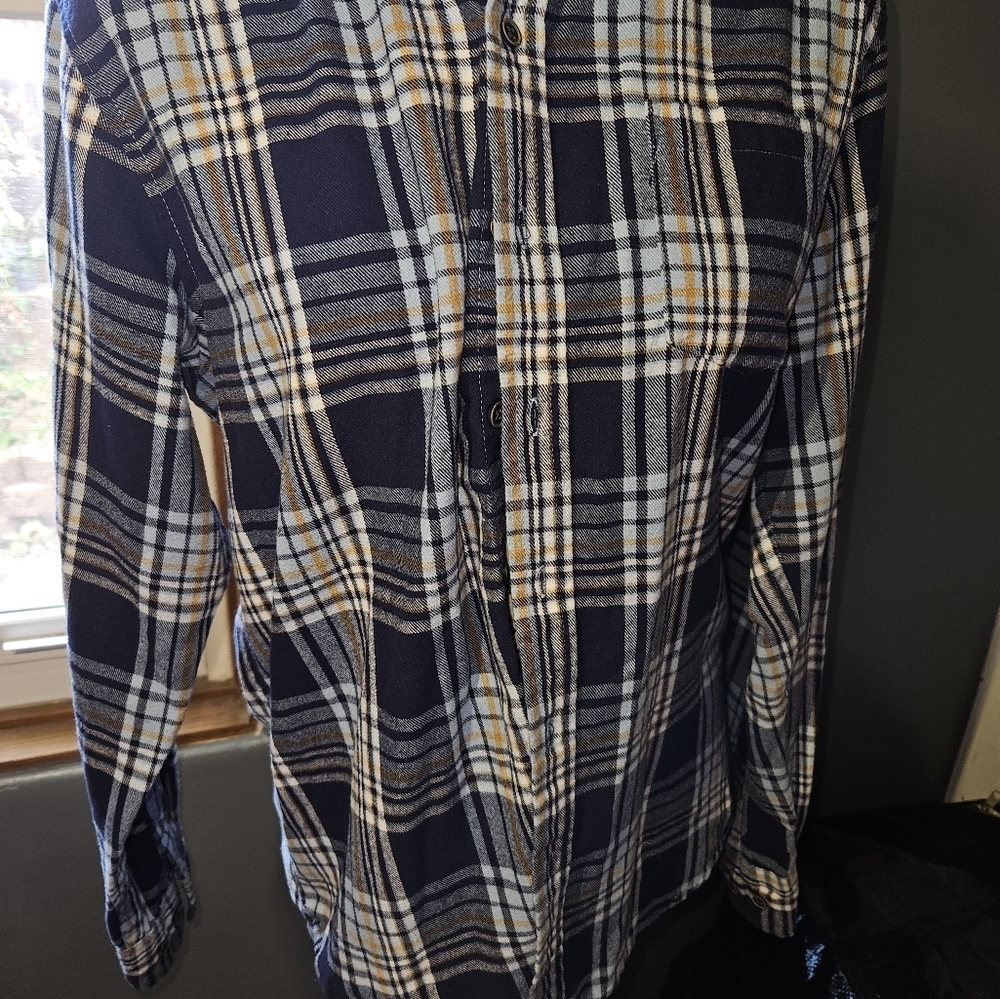 Nickel & Iron Womens Plaid Long Sleeve Button Up Shirt Size M - Picture 2 of 10